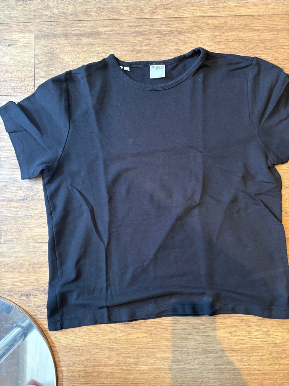 Selected Homme Black Men's T-Shirt